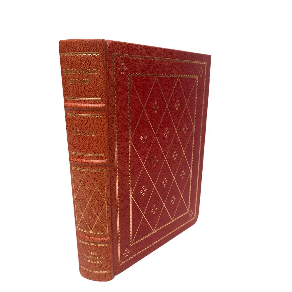 Anthology Of Plays By Shaw 1979 Great Books Leather Bound Franklin Mint